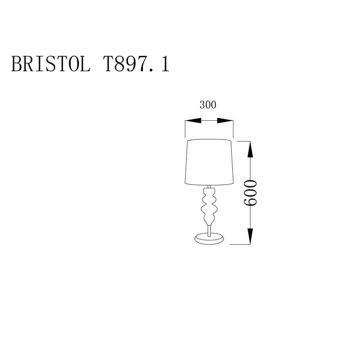 Настольная лампа Lucia Tucci Bristol T897.1 фото