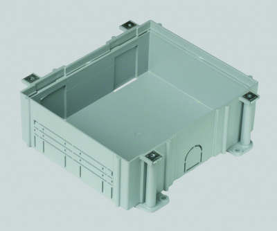 G66 Монтажная коробка под люк в пол на 6 S-модулей, в бетон, глубина 80-130 мм, пластик Simon Connect фото