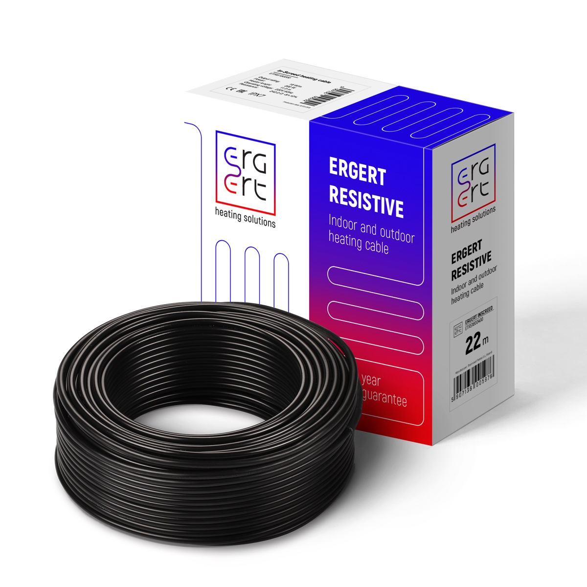 Нагревательный кабель двужильный Ergert® RESISTIVE GUTTER (ETRG-30) ETRG3003360 фото