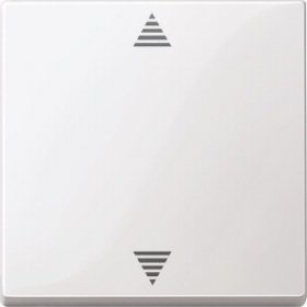 MTN587719 Кнопочный выключатель для жалюзи белый Merten фото