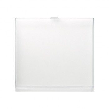 4400092-138 Накладка декоративная сменная для рамки под ориентационный светильник, Simon 44 Aqua, прозрачный белый фото
