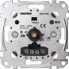 MTN5136-0000 Механизм пов. светорег. емк. нагр. 315вт Merten фото