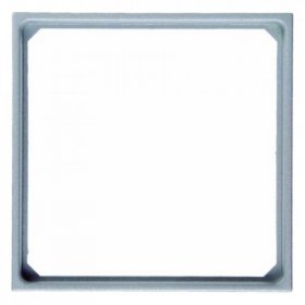 11091414 Переходная рамка для центральной панели 50 x 50 мм цвет: алюминий, матовый B.1/B.7 Glas Berker фото