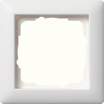 021104 Рамка Standard 55 Белый матовый 1-постовая Gira фото