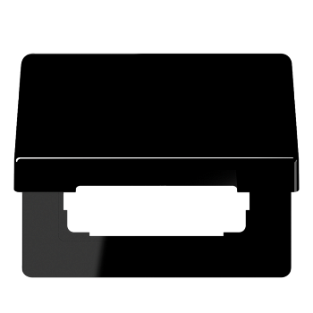 SL590KLSW SL 500 Черный Откидная крышка для розеток и изделий 50х50 Jung фото